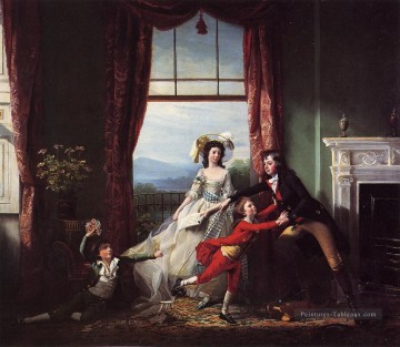  le art - La famille Stillwell Nouvelle Angleterre Portraiture John Singleton Copley